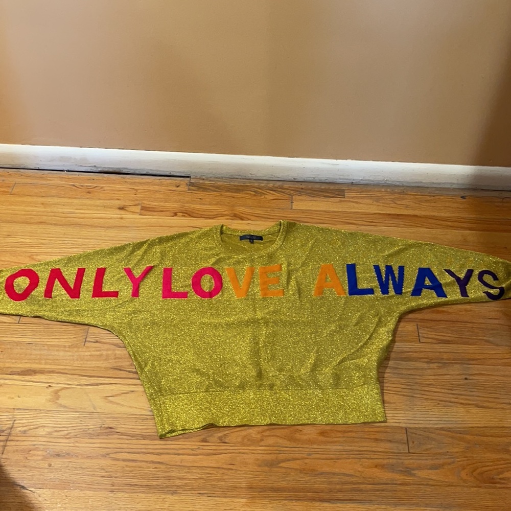 Rachel Rachel Roy Metallic Sweater. NEW Plus Size -